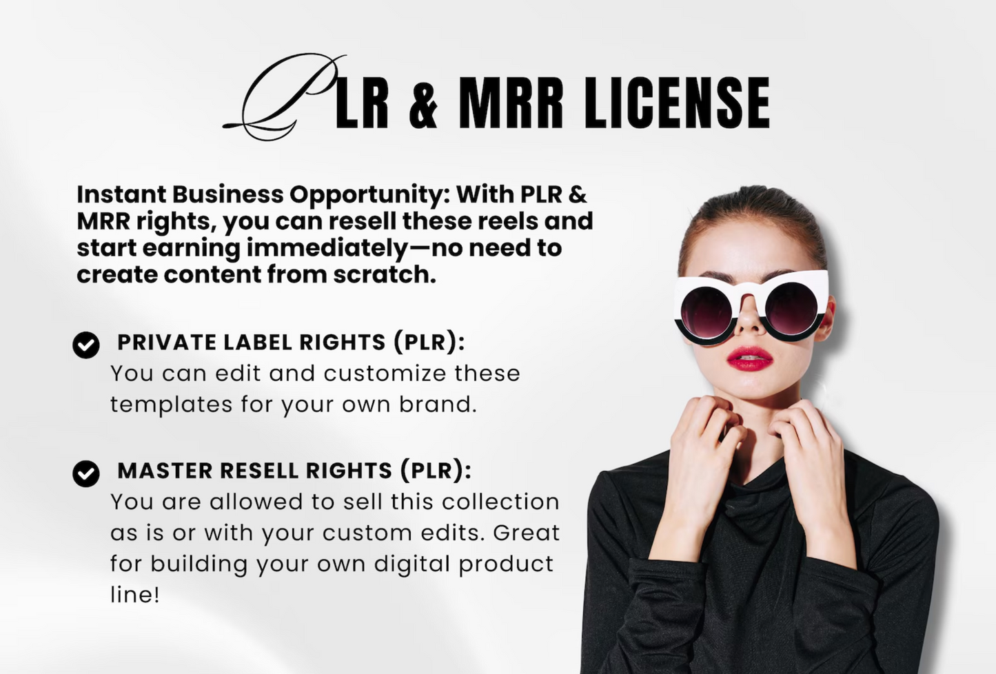 125 Faceless Mompreneur Instagram Reels Templates Bundle with PLR & MRR Rights